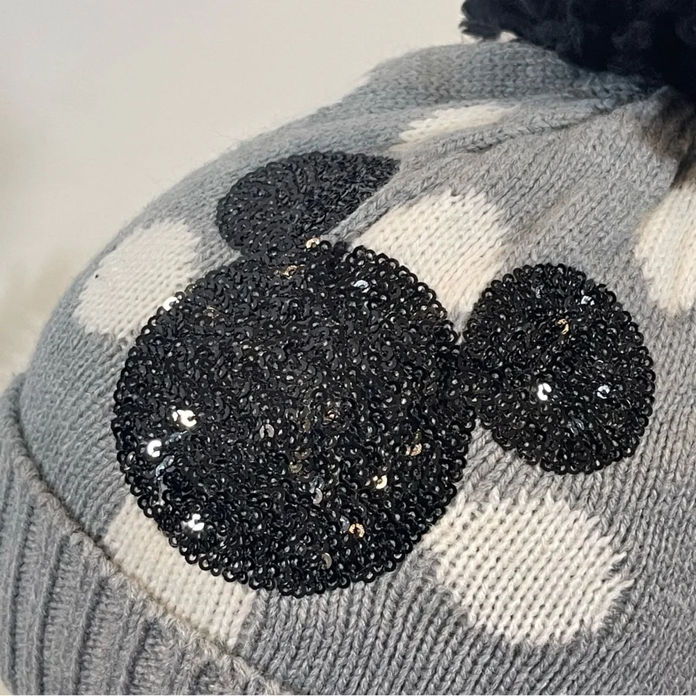 Gap Disney Sequins Mickey Mouse Beanie